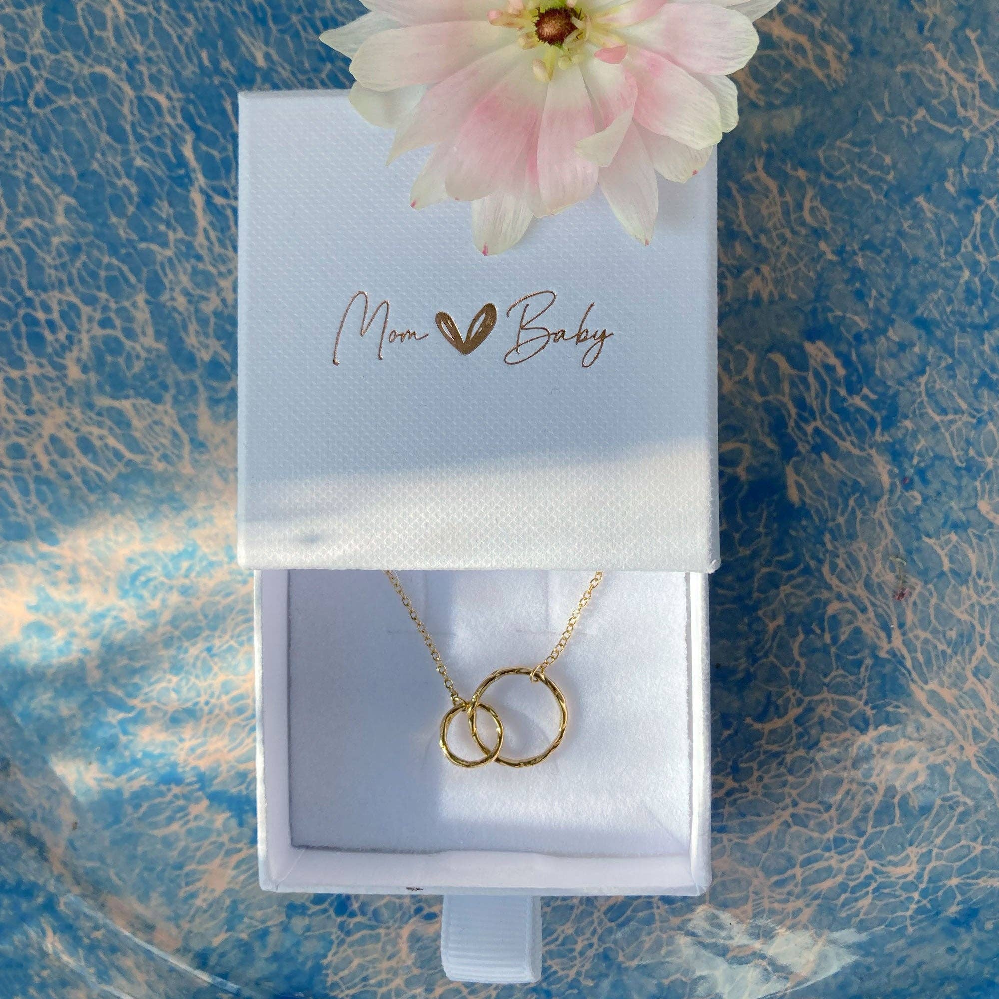 Countdown-Kalender - We celebrate emotions - Wholesale Pendant/Charm Necklace - Mama & Baby Necklace with Circles "Forever Connected" | Gift for Pregnant Women3