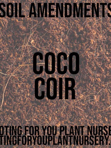 Hydrated Coco Coir Soil Amendment Resealable Bags Organic for wholesale by Rooting For You Plant Nursery