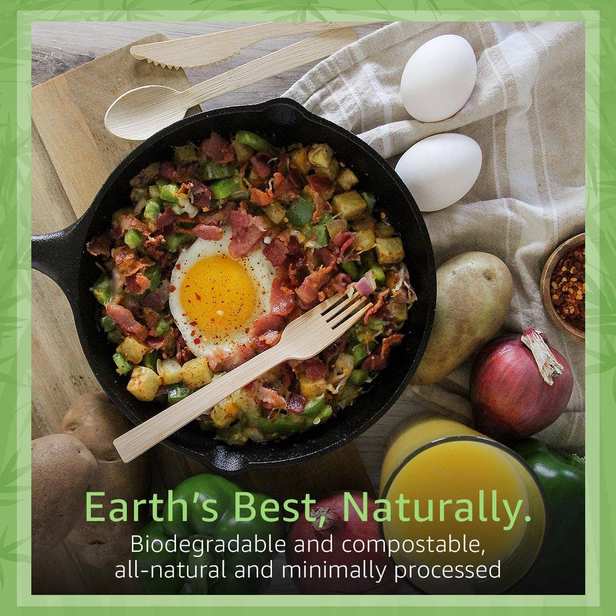 Ibambo – Großhandel Bestecksets – Ibambo Einwegbesteck aus Bambus - Gemischtes Set - 100 Stück7