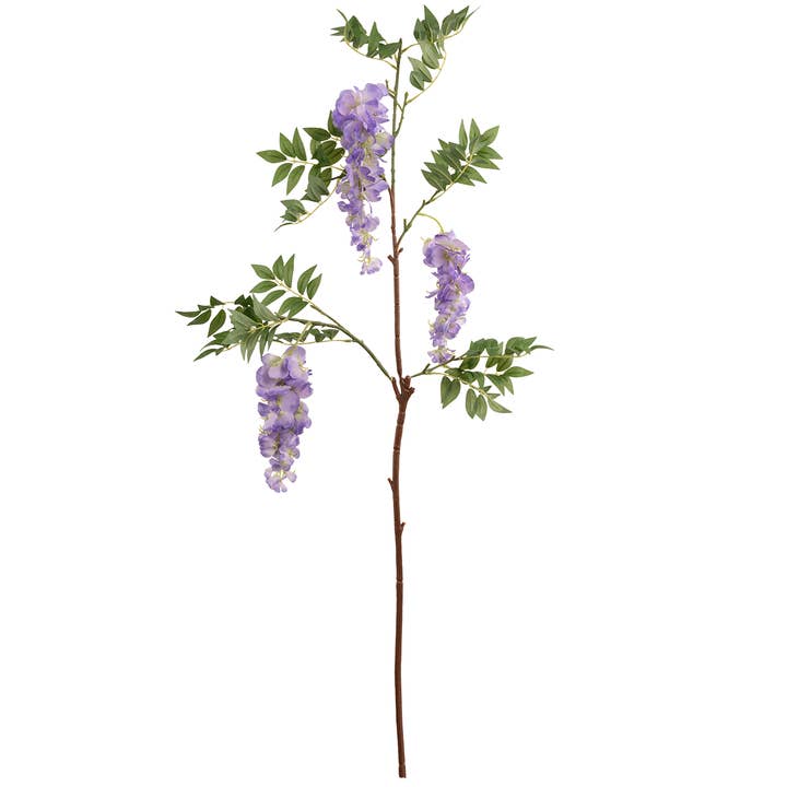 Eleganza Floral - Wholesale Artificial flowers - Wisteria Spray x 3 Heads Violet