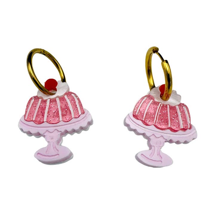 Jello Hoop Charm Örhänge för wholesale av dconstruct