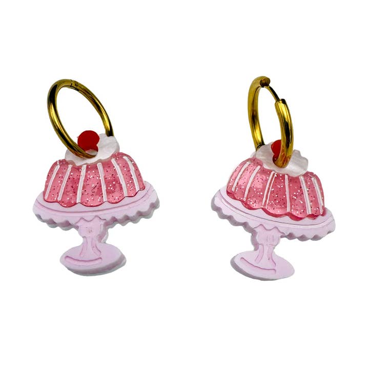 Jello Hoop Charm Earring for wholesale by dconstruct