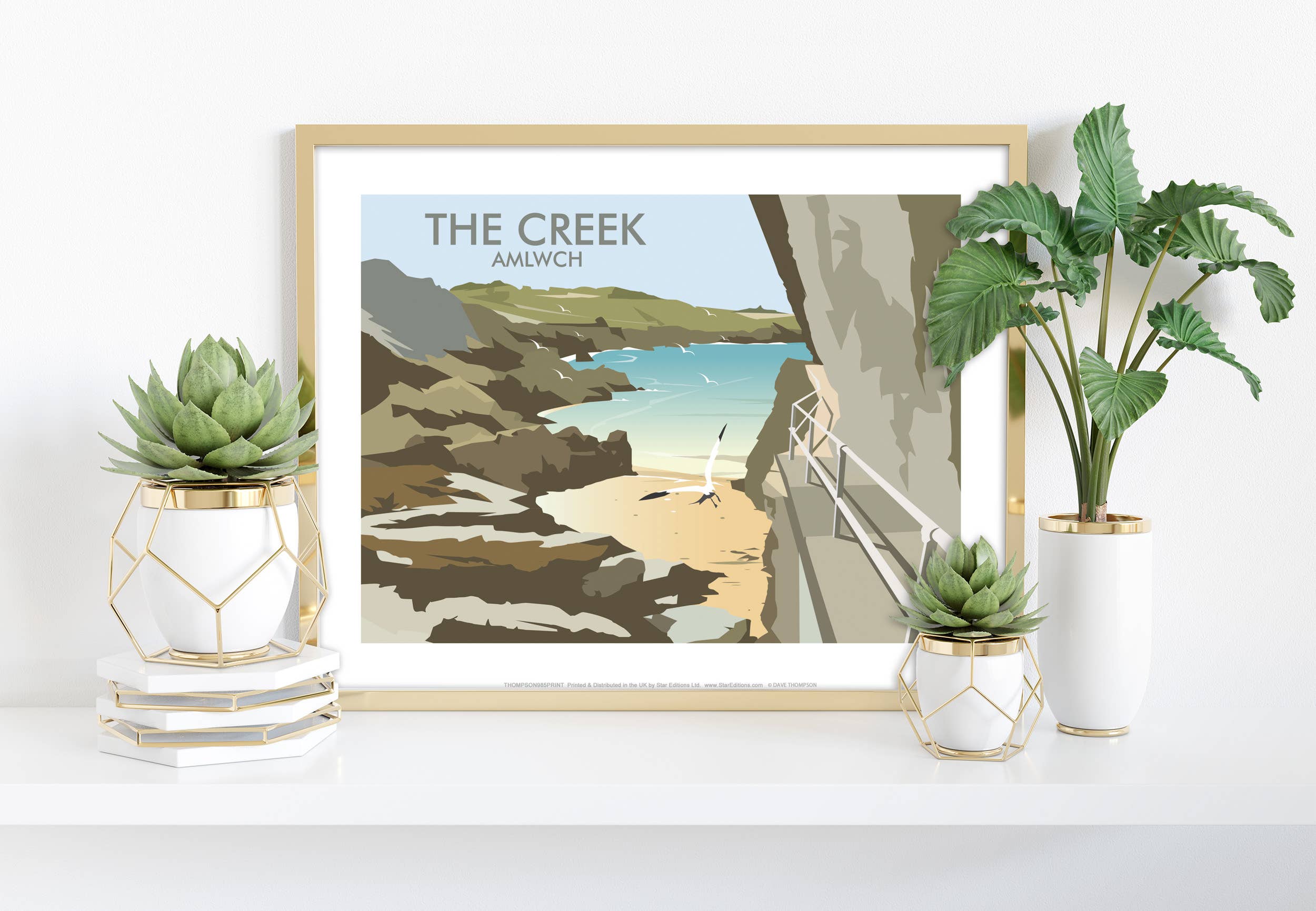 Star Editions – wholesale Art print – The Creek By Artist Dave Thompson - 11X14” Premium Art Print0