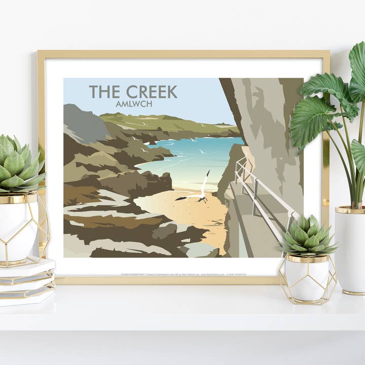Star Editions – wholesale Art print – The Creek By Artist Dave Thompson - 11X14” Premium Art Print