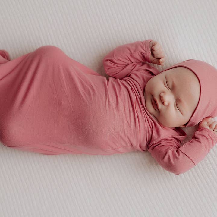 Three Little Tots - Wholesale Babygown - Baby - Rose Knotted Gown5