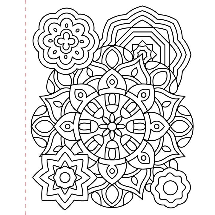 Peter Pauper Press - Wholesale Coloring & Activity Book - Adult - Large Print Coloring Book - Mindfulness2