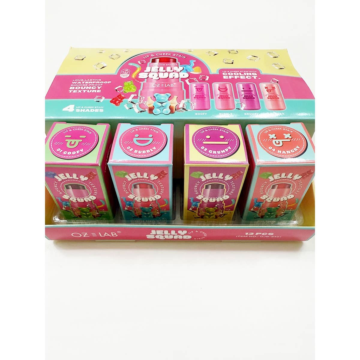 MIX COLOR Jelly Squad Cooling Lip and Cheek Stain for wholesale on Faire7