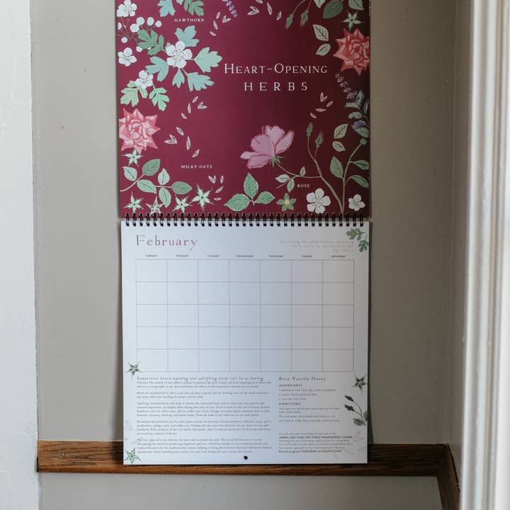 Herbal Academy - Vente Calendrier - CALENDRIER SANS DATE SUR 12 MOIS POUR LE BIEN-ÊTRE DES PLANTES3