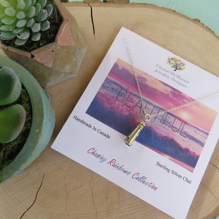 Lighthouse Charm Necklace for wholesale by Crystal McMaster Jewellery Designer