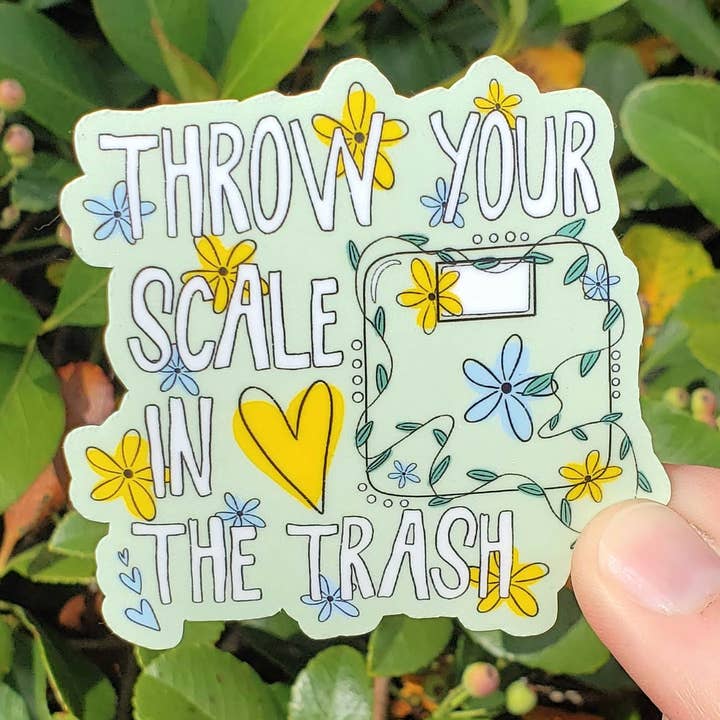 Papirkurv din skala krop positivitet mærkat for engroshandel hos Spare Room Design Co.