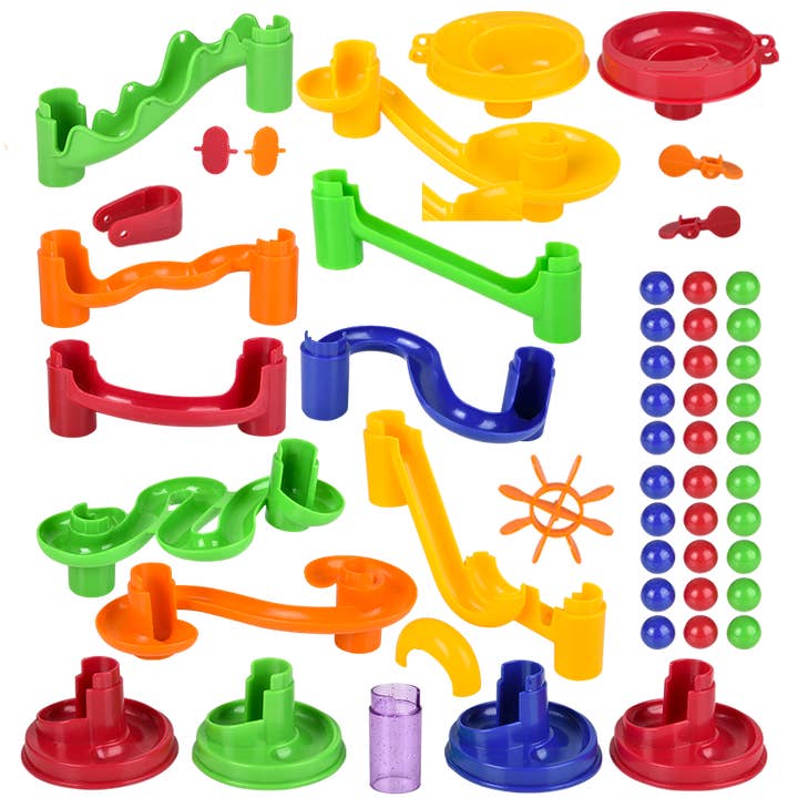 The Toy Network - Wholesale Toy Set - Kids - (T) 80 PIECE MARBLE RUN