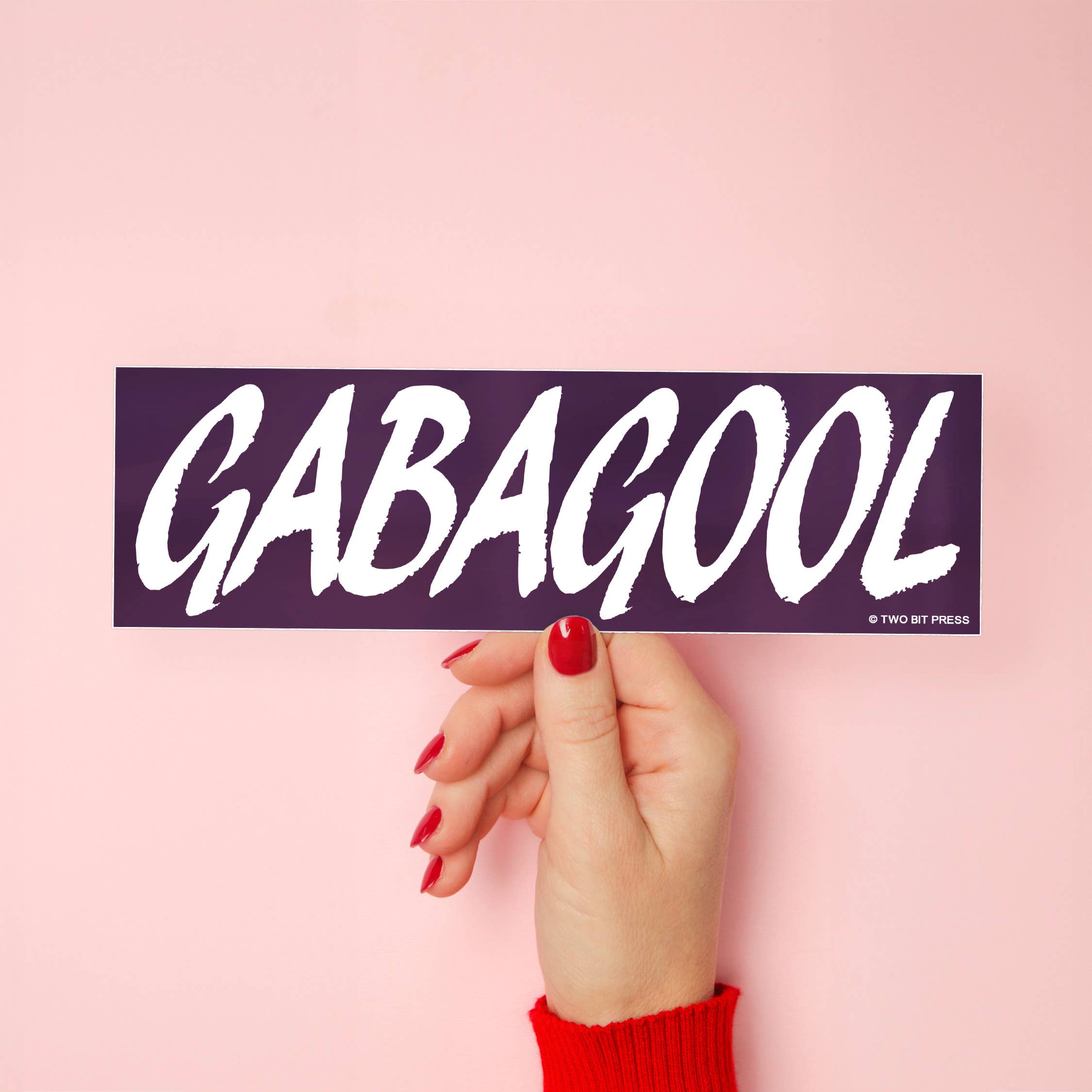 Two Bit Press - Wholesale Sticker - Gabagool Bumper Sticker - Funny - Sopranos Vintage Style2