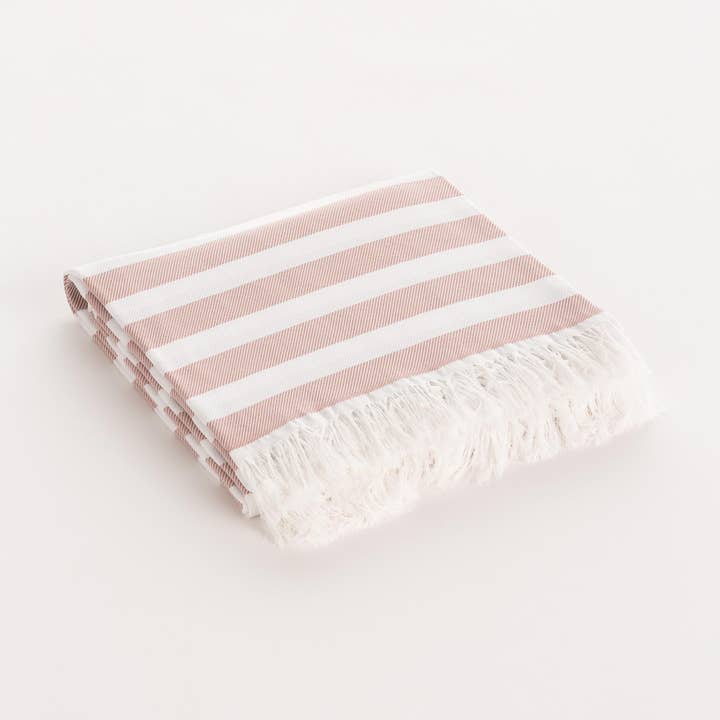 Fouta Pareo Soft Cotton Beach Towel with Fringes SALMA and other Purchase Wholesale handtuch. Free Returns & Net 60 Terms on Faire trending on Faire.