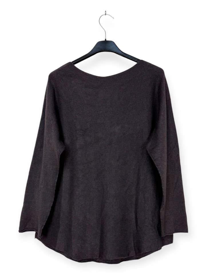Lucky Nana - Wholesale Knit Sweater - Women's - AH 3165 - V-Neck Sweater with Bohemian Flocking26