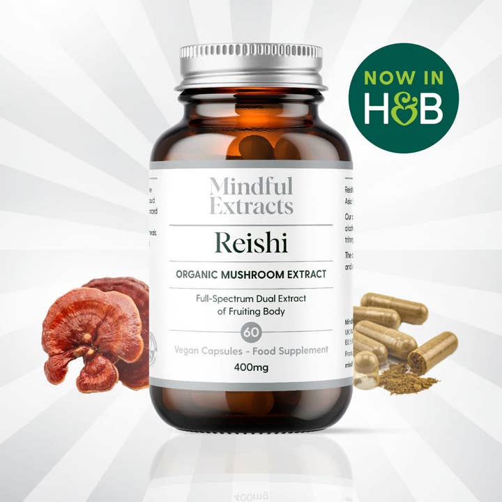 Organic Reishi Mushroom Capsules for wholesale by MINDFUL EXTRACTS LTD