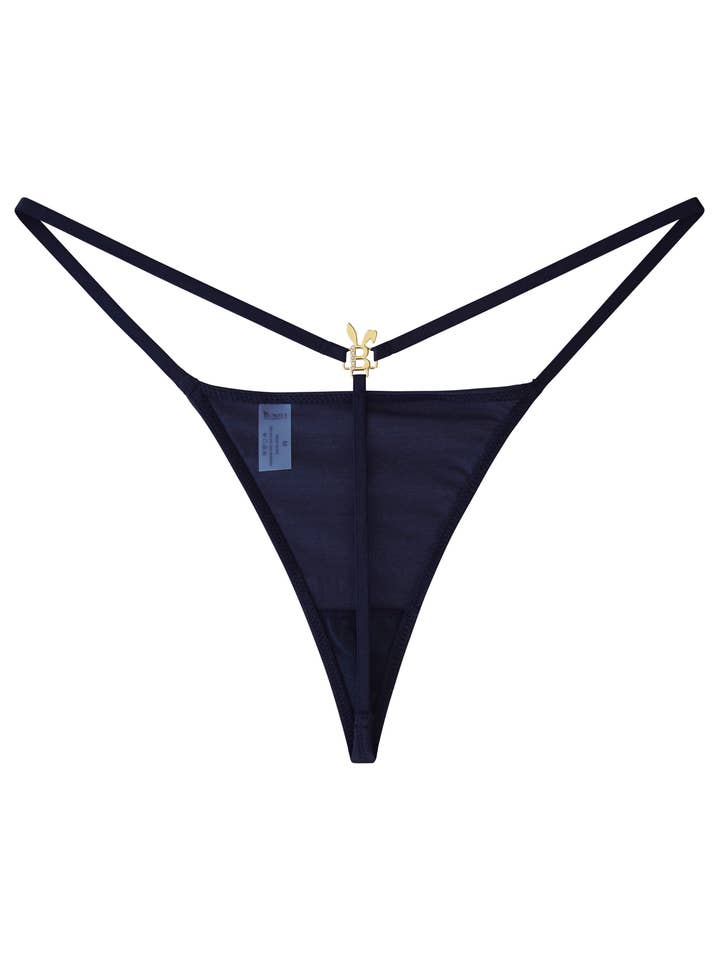 G-STRING IN BLACK for wholesale by BUNNIES ROOM