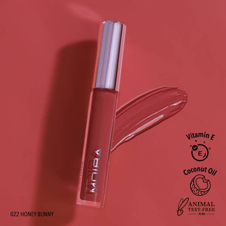 Moira Cosmetics - Wholesale Lip Gloss - Gloss Affair Lip Gloss (022, Honey Bunny)