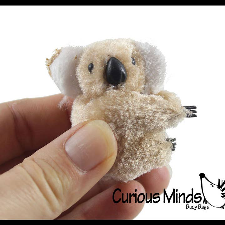 Curious Minds Toys - Wholesale Stuffed/plush toy – Kids & baby - 1 Cute Fuzzy Plush Animal Clip On - Squeeze to Clip on 80's7