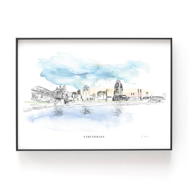 Cincinnati Stadium - Fine Art Print for wholesale by ArteCart