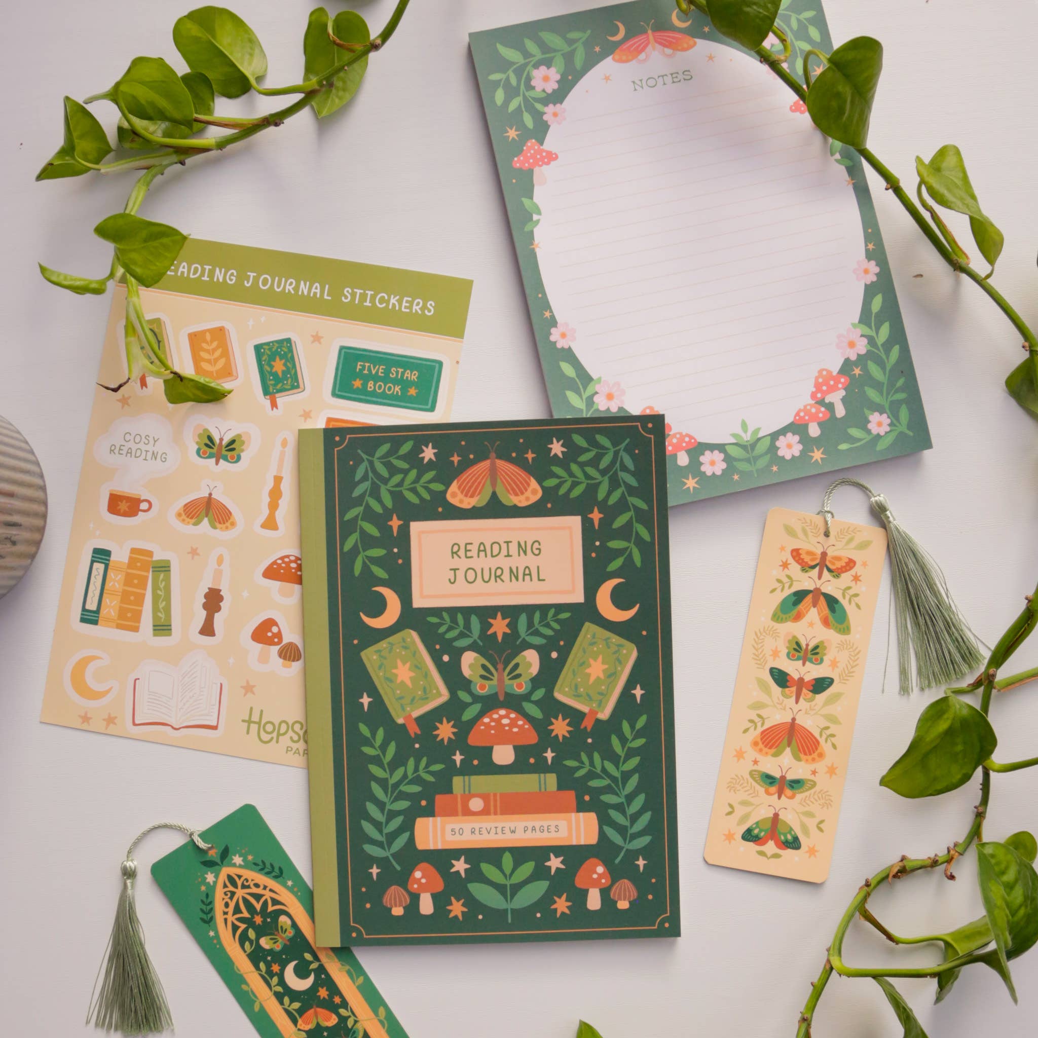 Hopscotch Paper Co. - Wholesale Notepad - Forest Realm Notepad – Literature Stationery Gifts7