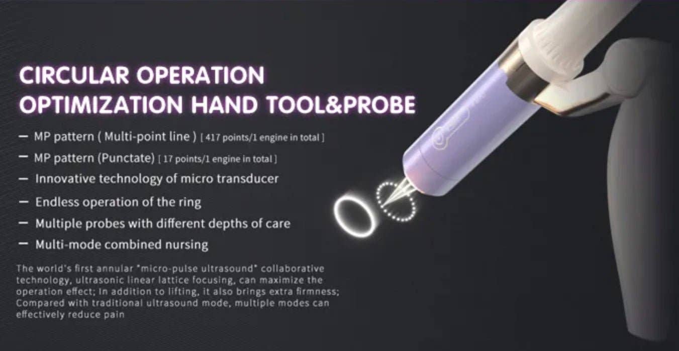 Cavitation Machines - Wholesale Electronic Skincare Device - Shape Tactics Advanced 3-Handle Dual Control 12D HIFU System11