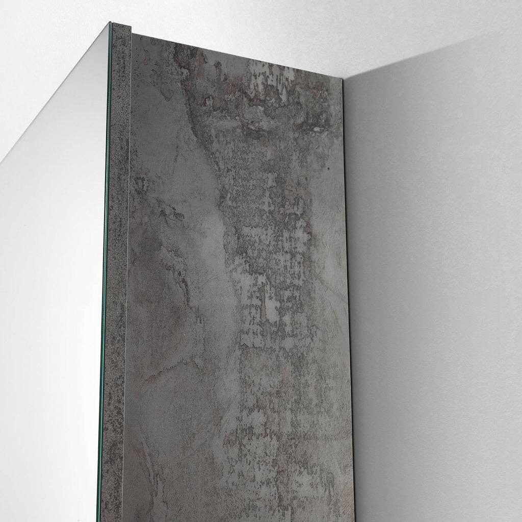 Gruppo F.T - Wholesale Shoe Rack - WELLINGTON shoe rack with melamine mirror and glass5