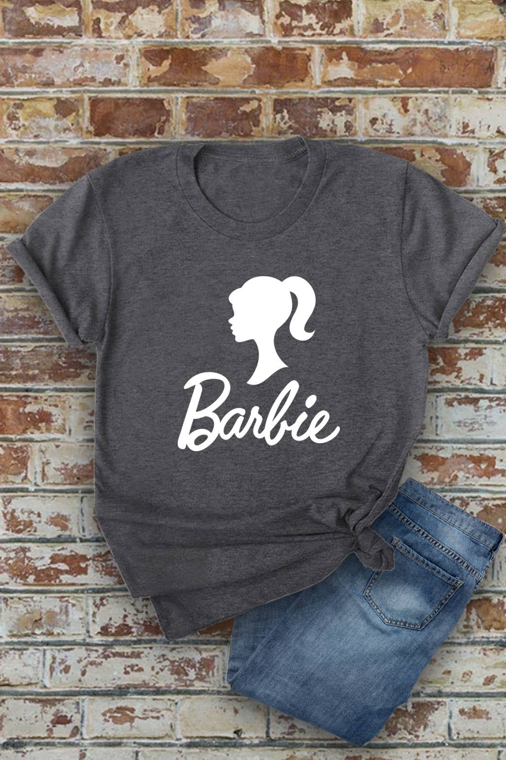 Top Avenue - Wholesale Screen Printed T-Shirt - Women's - Hot Barbi, Unisex Round Neck T-Shirt12