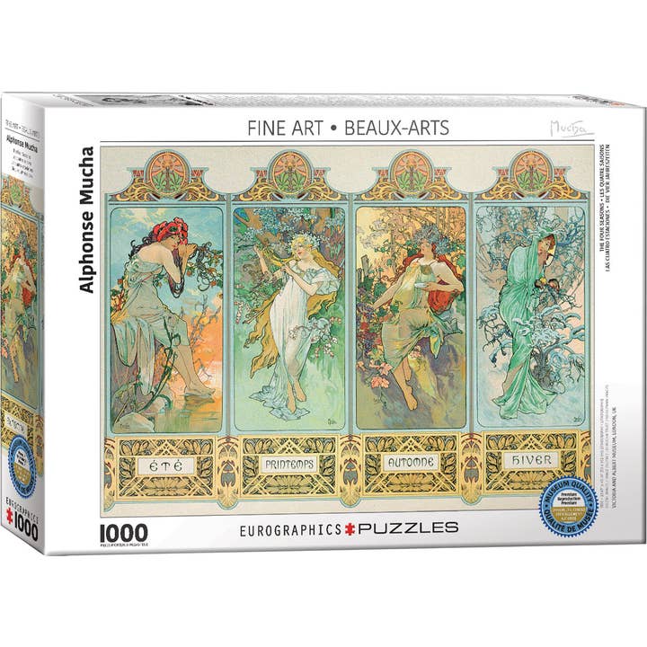 Les Quatre Saisons pour la vente par Eurographics Puzzles USA