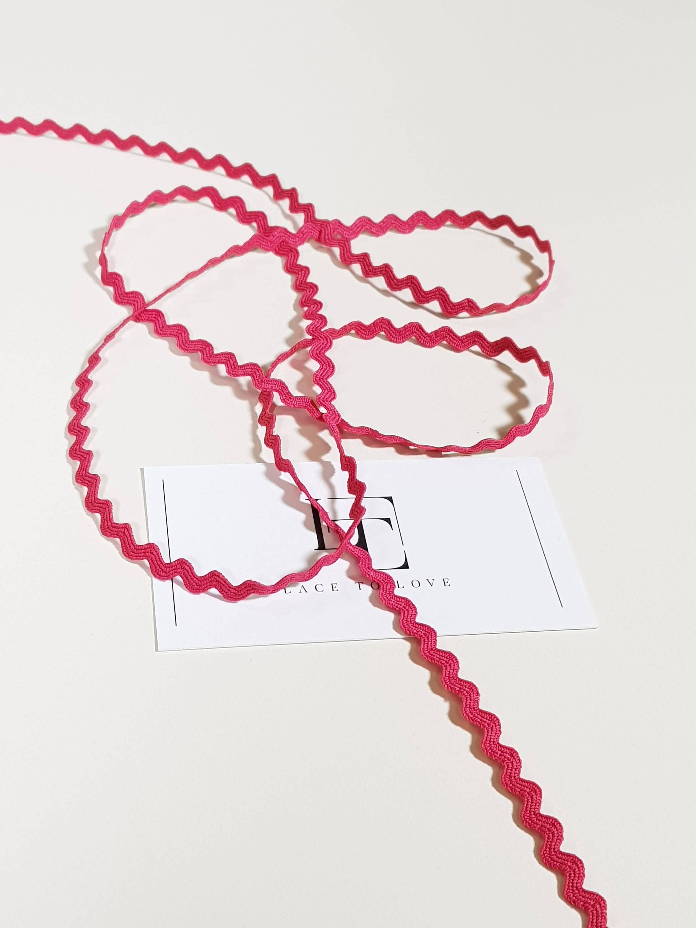 Lace To Love – wholesale Band – Rosa sicksackband, ribbat band ST10680