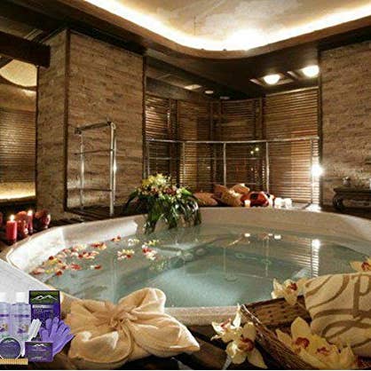 Pure Parker - Wholesale Bath & Body Set - Luxurious Lavender Chamomile 20-piece Bath Body Gift Basket