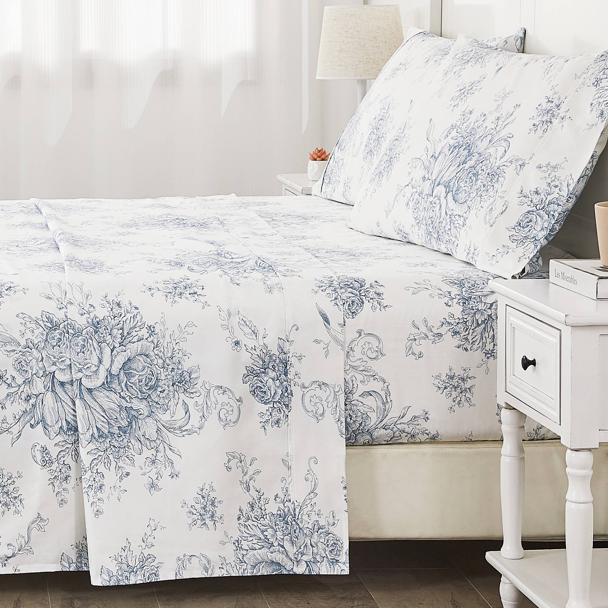 Mélange Home - Wholesale Sheet Set - Toile Printed Cotton Sheet Set7