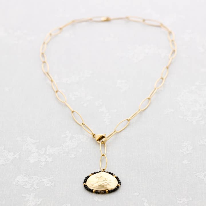 Steel Medal Necklace for wholesale by Sonata