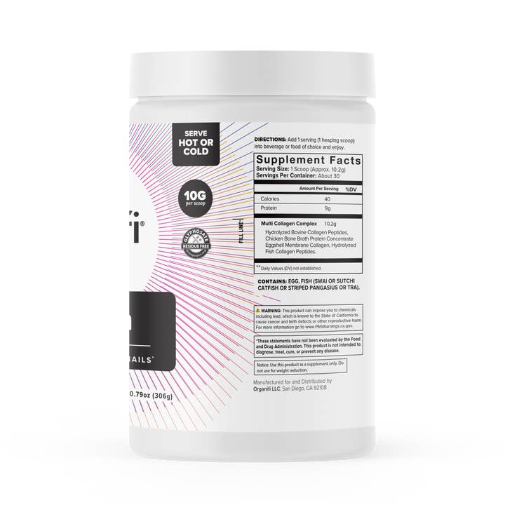 Organifi - Vendita all'ingrosso Proteine/superfood in polvere - collagene1