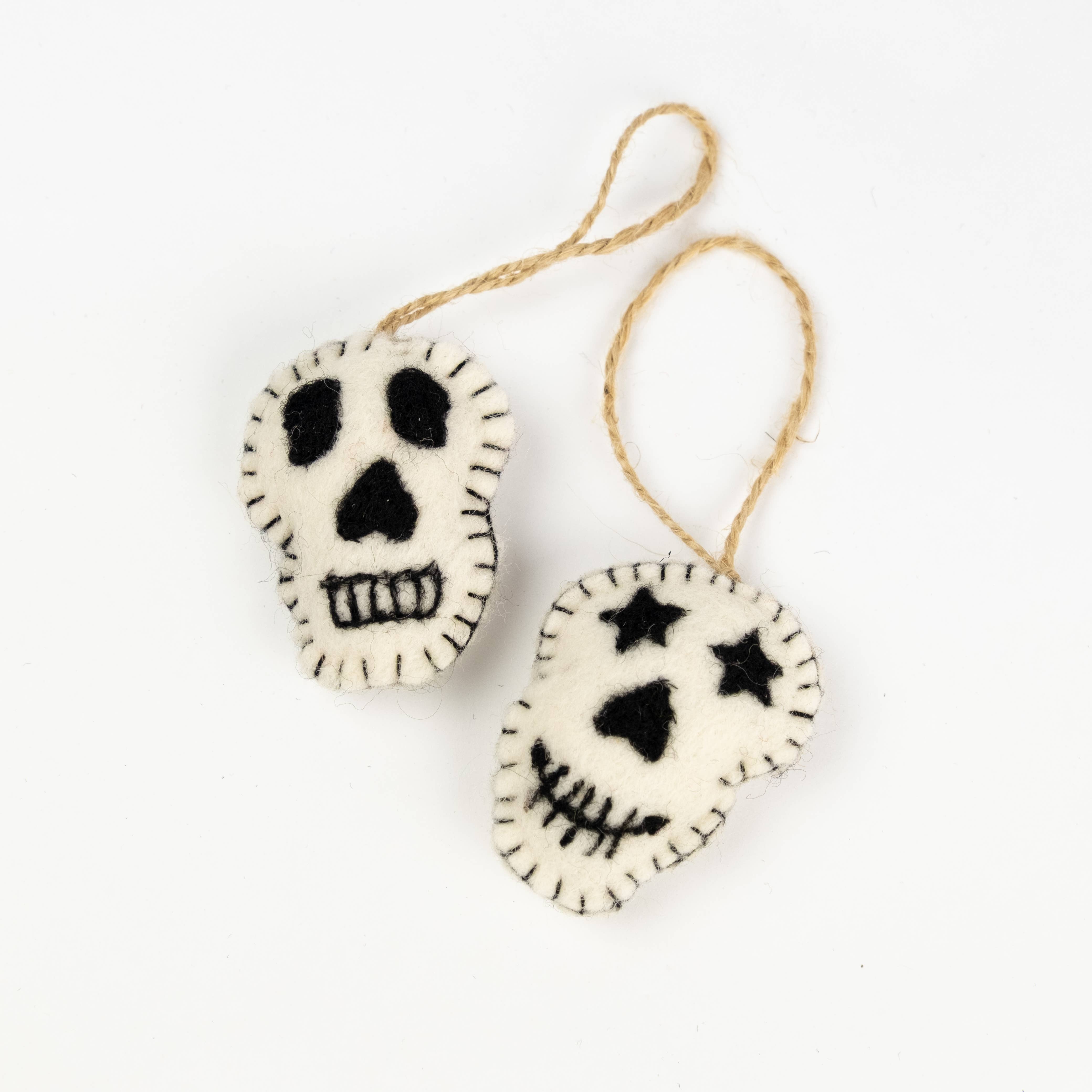 The Winding Road - Vendita all'ingrosso Decorazione - Ornamento - Decorazioni di Halloween - Teschi in feltro - NUOVO!3