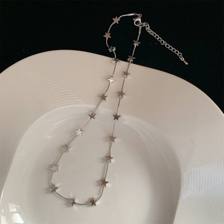 Titanium Steel Natural Stone Alloy Necklace for wholesale by Gooddiy