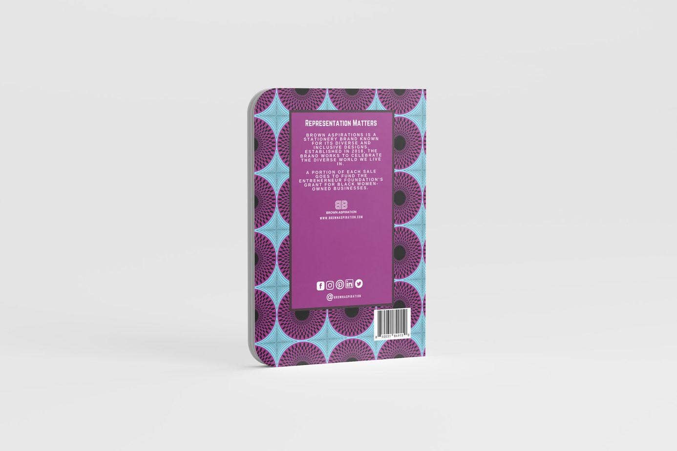 Brown Aspiration - Wholesale Notebook - Ankara Wax #3 - Pocket Notebooks (Set of Two)3