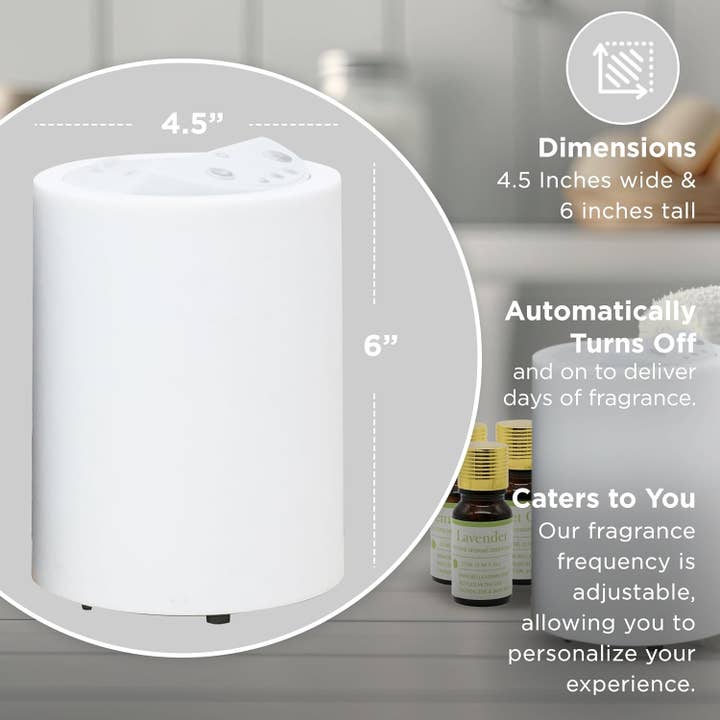 Belle Aroma® - Wholesale Electronic Diffuser - Esprit de Fleur Essential Oil Nebulizer-Light Stone Finish