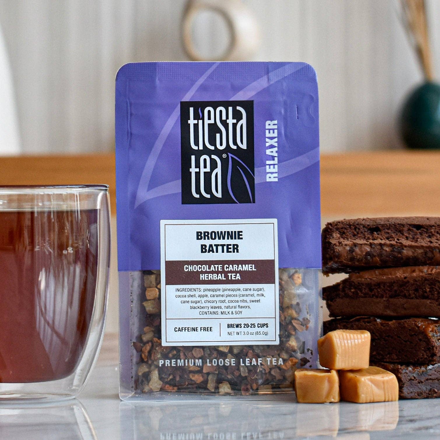 Tiesta Tea Company (loose leaf teas & accessories) - Vente Thé en vrac - Pâte à Brownie - Thé aux Herbes Chocolat Caramel10