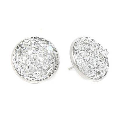 Sparkle Full Circle Earrings for wholesale by KEVA