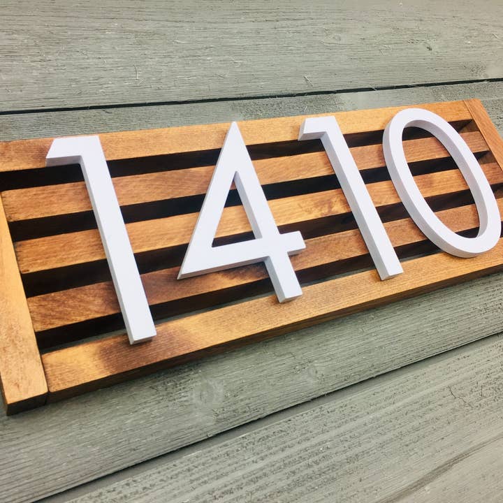 Personalized Address Sign, Modern House Numbers Sign for Outside, Large Address Numbers for House, Waterproof Address Plaque, Lawn Address for wholesale by Liberty Trade Corp