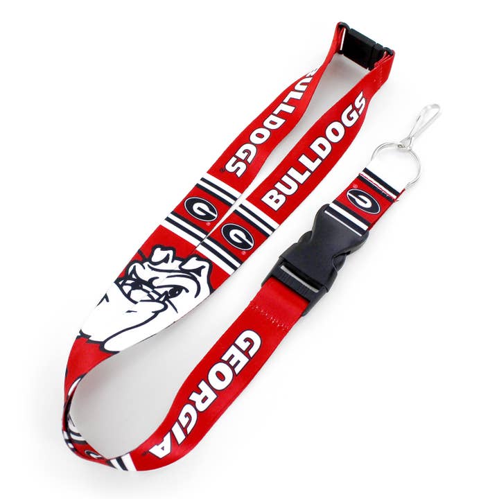 Aminco USA - Wholesale Lanyard - Unisex - NCAA Georgia Bulldogs Mascot Lanyard