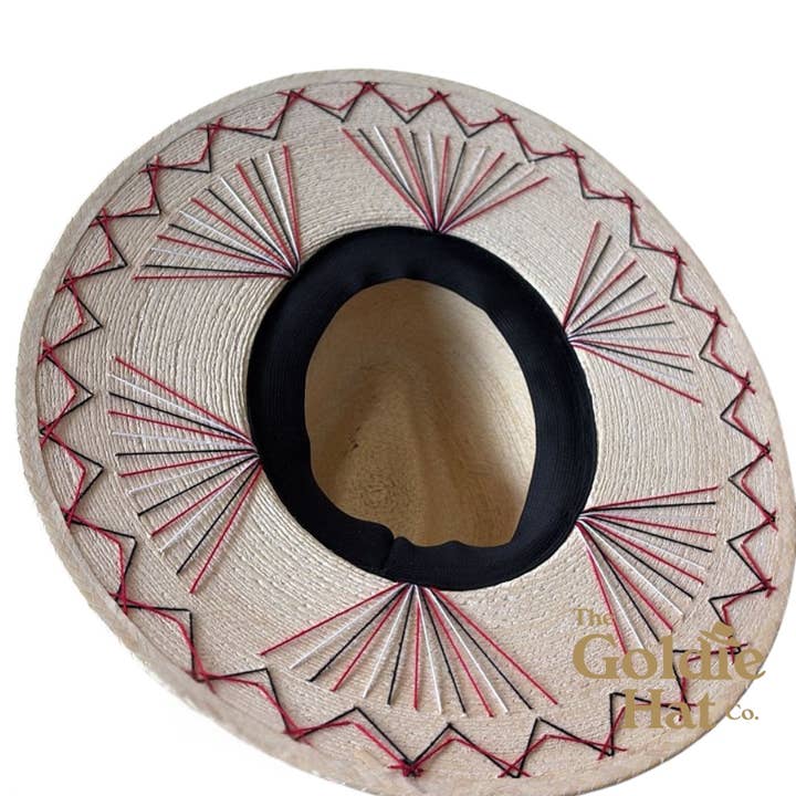 The Goldie Hat Co - Wholesale Straw Hat - Women's - DAWGS GAME DAY HAT (DOUBLE EMBROIDERY)2