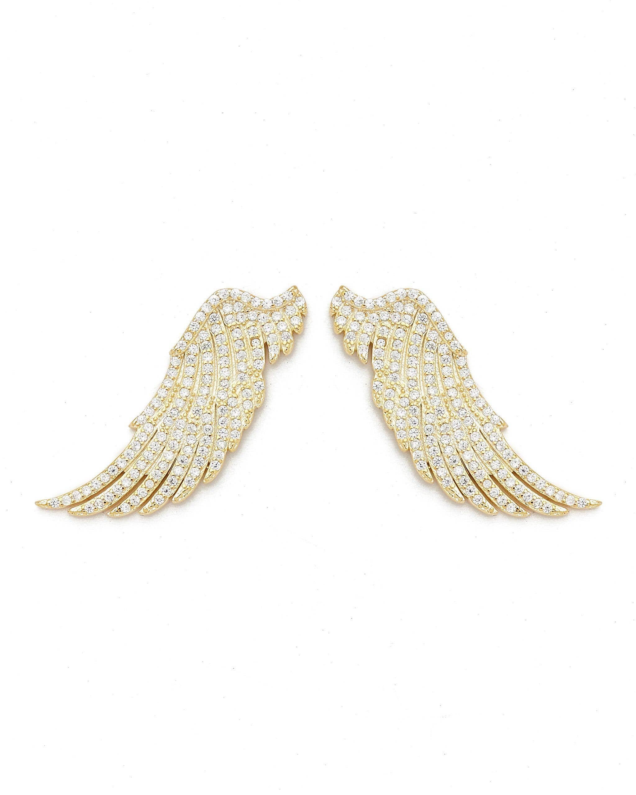 Kosa Jewels - Vendita all'ingrosso Orecchini a bottone - Orecchini Angelic Little Wing0