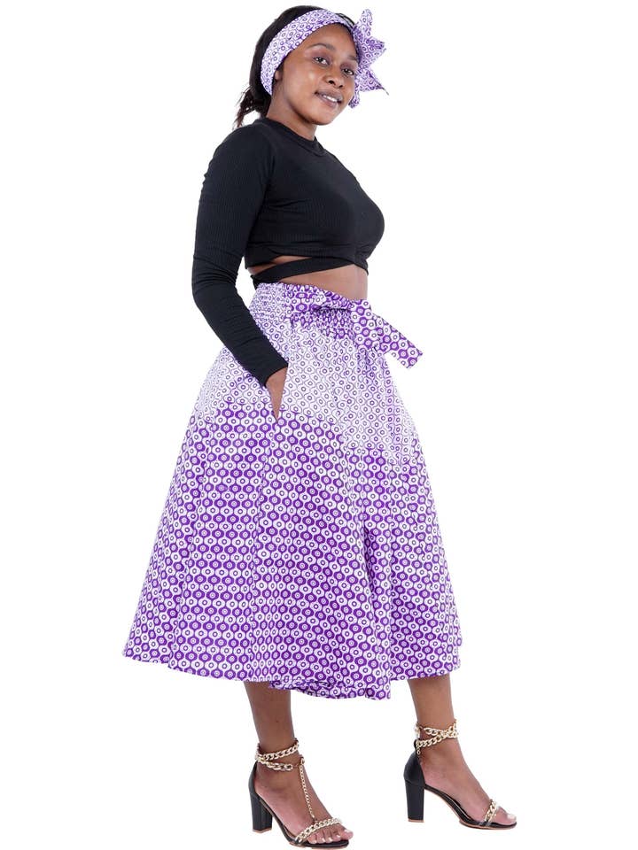 Satsuma Wholesale - Wholesale Skirt - Women's - African Midi Skirt3
