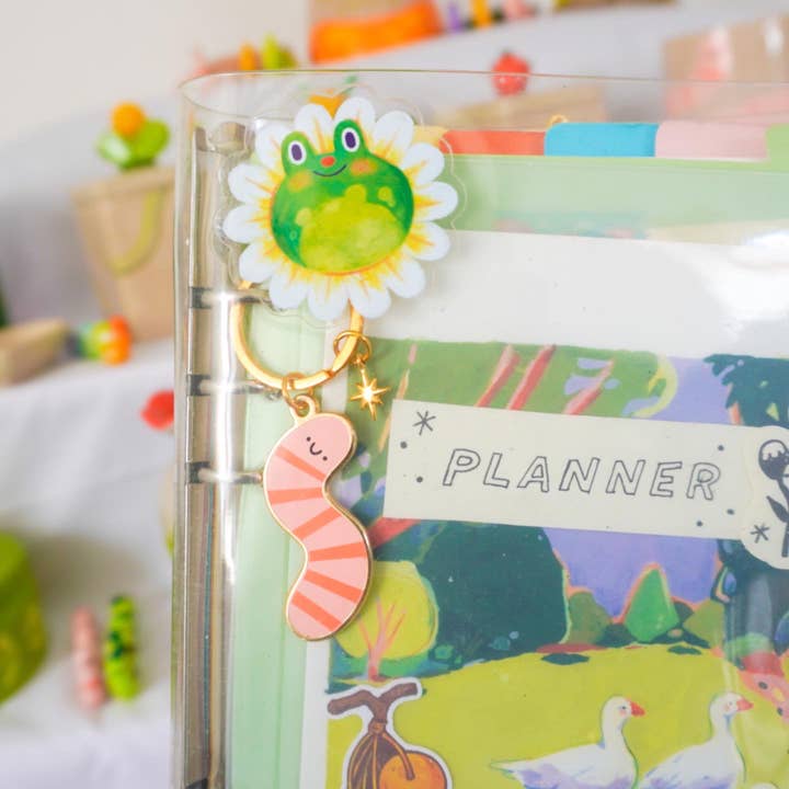 Ocean Hughes – wholesale Keychain – Women's – Worm Enamel Keychain3