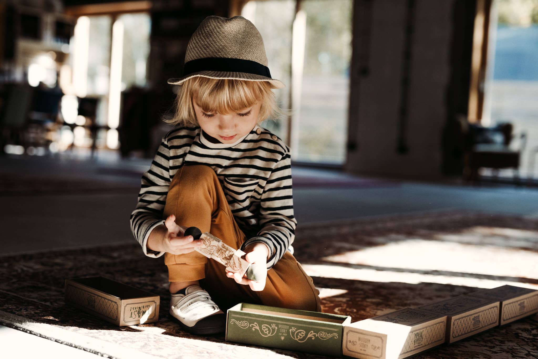 Wooden Story Sp. z o.o. - Wholesale Houten speelgoed - Kinderen - Draai de blokken - Magisch bos - groen8