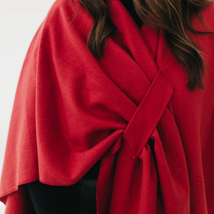 Pretty Simple - Wholesale Poncho - Women's - Solid Rylee Poncho