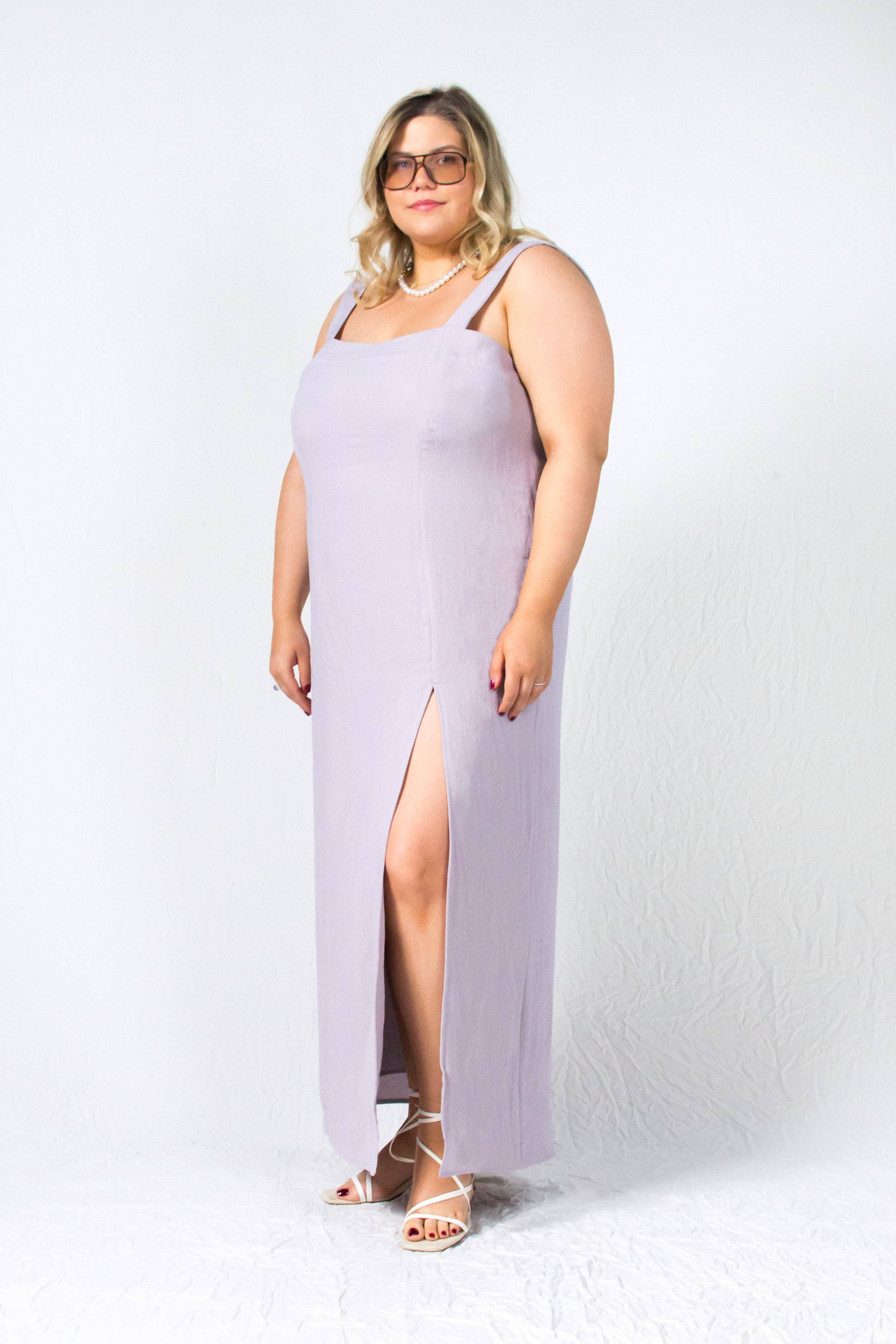 Lavender The Denise Dress for wholesale on Faire0