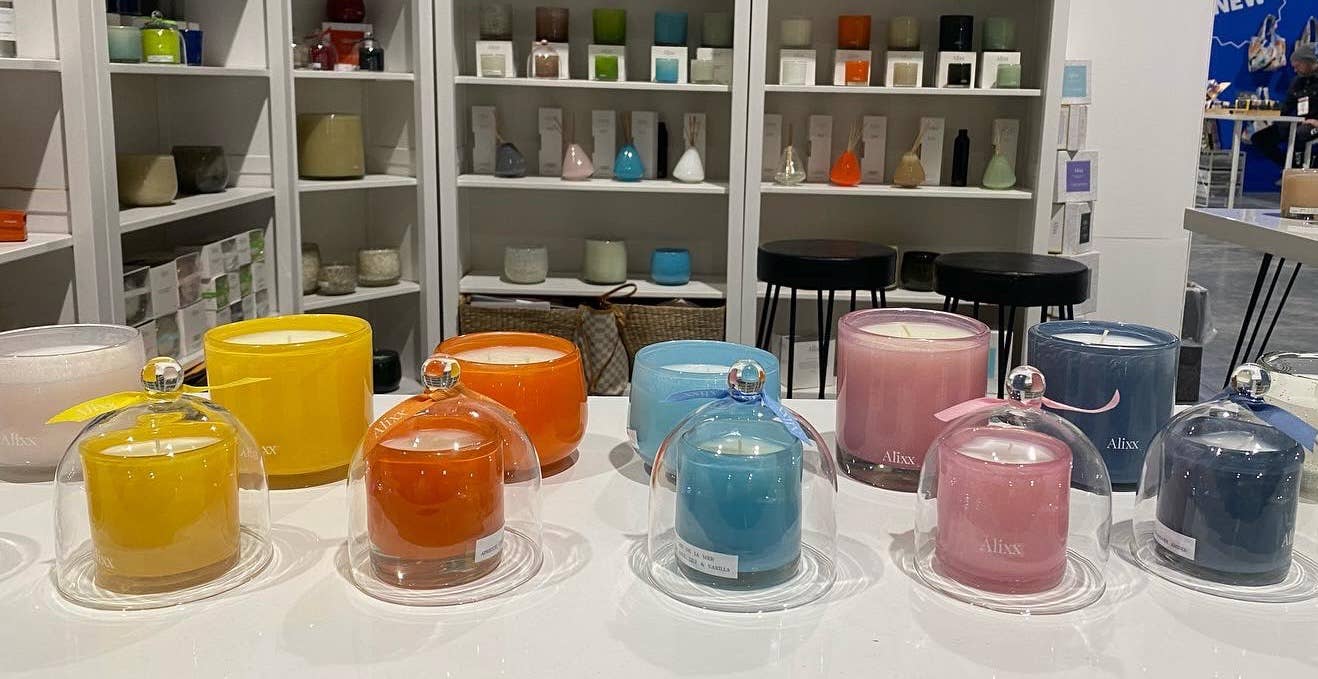 Alixx - Wholesale Candle Holder - Glass Cloche for small cylinder1