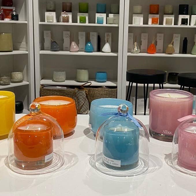 Alixx - Wholesale Candle Holder - Glass Cloche for small cylinder1